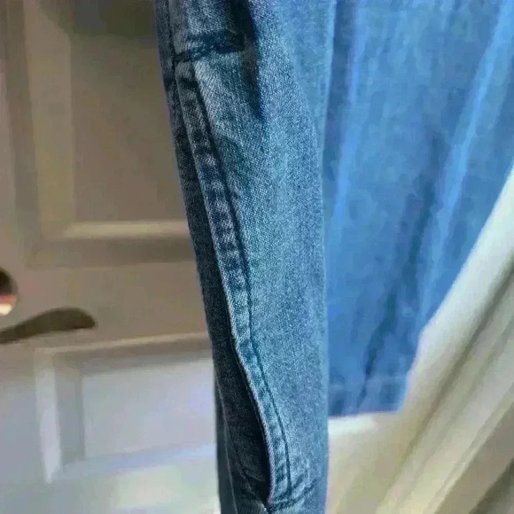 Madewell Denim Dress with Tassle Size S Small - Picture 3 of 8